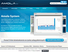 Tablet Screenshot of amola.pl